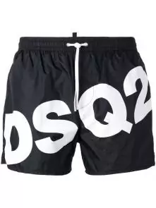 dsquared2 underwear short collections hommes dsq2 logo white